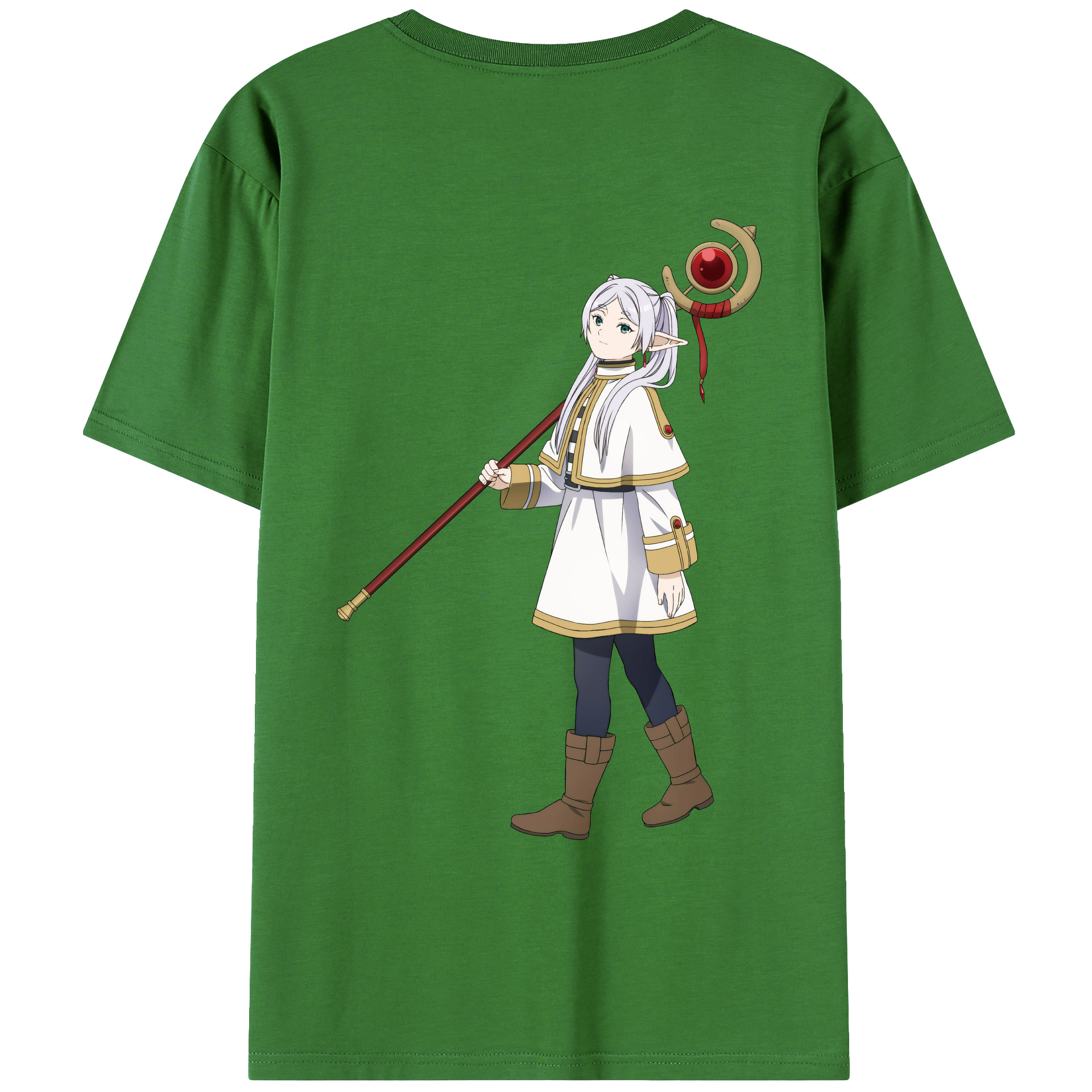 （画像用） 葬送のフリーレン Frieren レディース半袖Tシャツ(バックプリント)